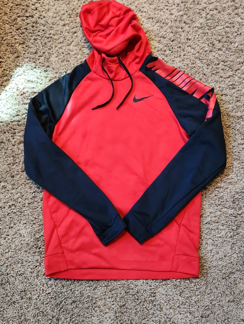 Nike Red and Black Men’s Performance Hoodie